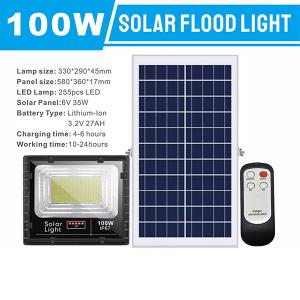 120W 120LED Black Solar Flood Light