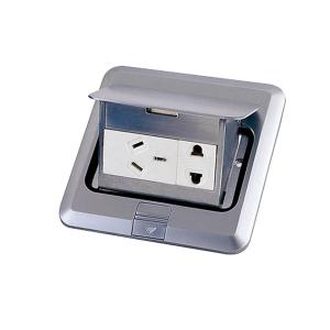 E801C-AL3 Stainless Steel Floor Outlet Powerpoint