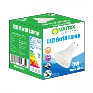 MATRIX LED Globe 5W Gu10 Daylight  Dimmable