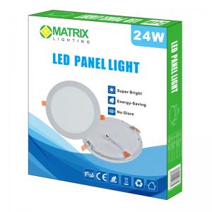 MATRIX LED  Panel 24W Round Flush Mount Daylight 