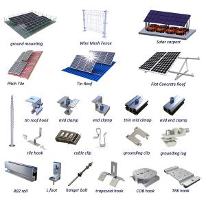 Solar Panel Mounting Inner Clamp 30-40mm 